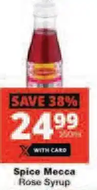 Spice Mecca Rose Syrup