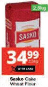 Checkers Sasko Cake Wheat Flour offer