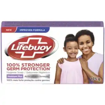 Shoprite Lifebuoy moisture plus germ protection hygiene bath soap 175g offer
