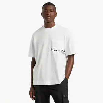 Markham Rj white boxy pocket t-shirt offer