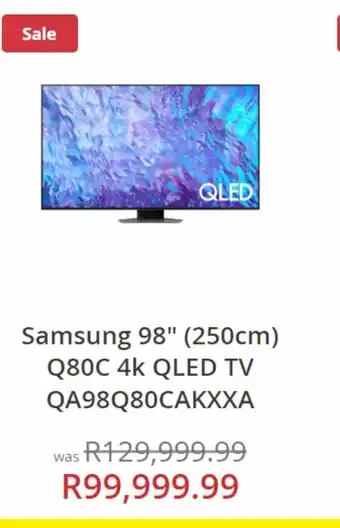 Hirsch's Smart tv samsung 98'' qled tv offer