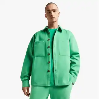 The FIX Men's green check shacket offer