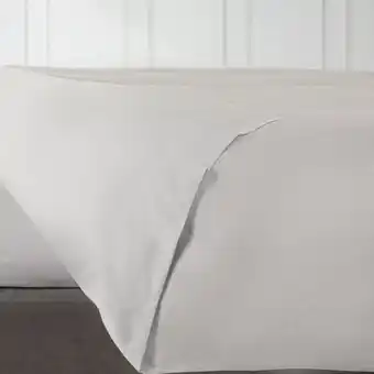 Whitehouse Whisper soft 500 thread count egyptian cotton sateen oxford silver duvet cover set offer