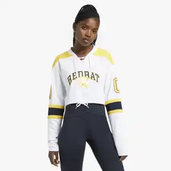 Sportscene Redbat athletics women's white cropped top offer