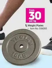 Game Trojan Weight Plates-Per Kg offer