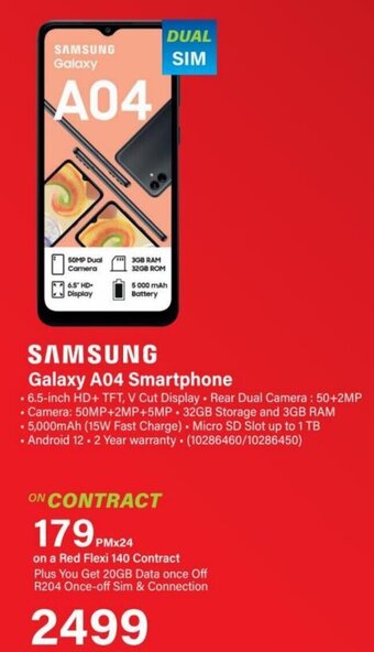 Incredible Connection SAMSUNG Galaxy A04 Smartphone offer
