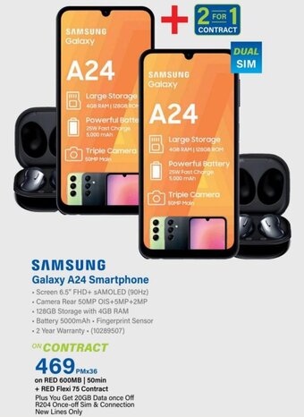 Incredible Connection SAMSUNG Galaxy A24 Smartphone offer