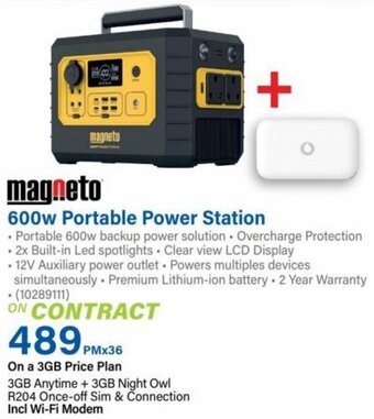 Magneto 600w Portable Power Station