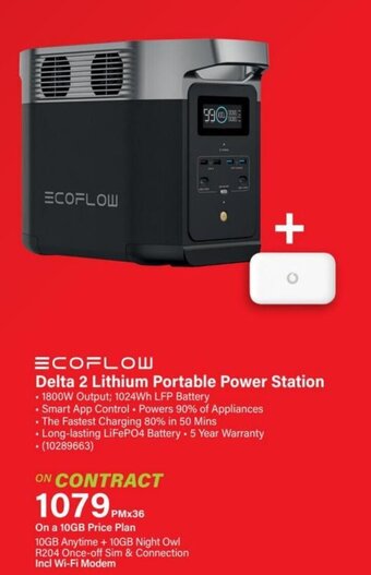 Incredible Connection ECOFLOW Delta 2 Lithium Portable Power Station offer