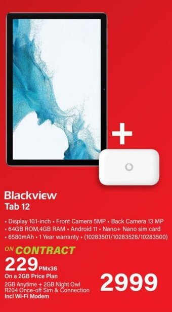 Incredible Connection Blackview Tab 12 offer