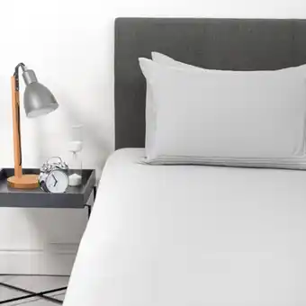 Whitehouse T440 bamboo fitted sheet - light grey offer