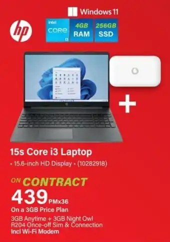 Incredible Connection 15s Core i3 Laptop offer