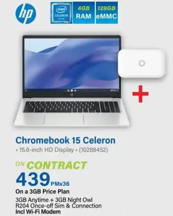 Incredible Connection Chromebook 15 Celeron offer