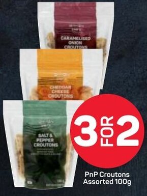 Pick n Pay PnP Croutons Assorted 100g offer