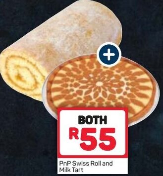 Pick n Pay PnP Swiss Roll and Milk Tart offer