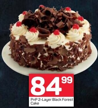 Pick n Pay PnP 2-Layer Black Forest Cake offer