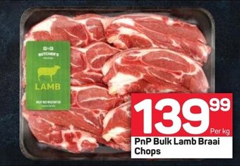Pick n Pay PnP Bulk Lamb Braai Chops offer