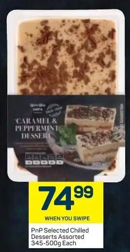 Pick n Pay PnP Selected Chilled Desserts offer