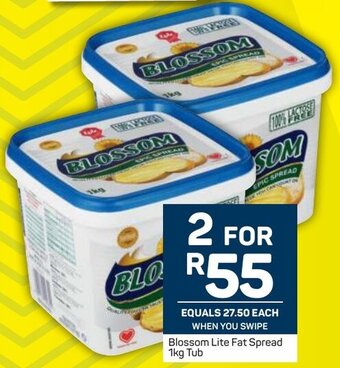 Pick n Pay Blossom Lite Fat Spread 1kg Tub offer