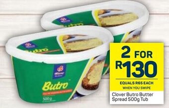 Pick n Pay Clover Butro Butter Spread 500g Tub offer