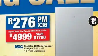 OK Furniture Freezer offer