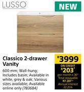 Builders Warehouse Lusso classico 2 drawer vanity offer