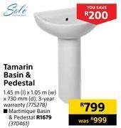 Builders Warehouse Solo tamarin basin & pedestal offer