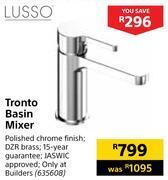 Builders Warehouse Lusso tronto basin mixer offer