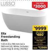 Builders Warehouse Lusso ella freestanding bath offer