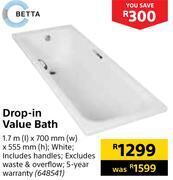 Builders Warehouse Betta drop in value bath offer