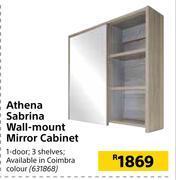 Builders Warehouse Athena sabrina wall-mount mirror cabinet offer