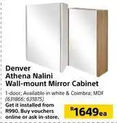 Builders Warehouse Denver athena nalini wall- mount mirror cabinet-each offer