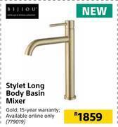 Builders Warehouse Bijiou stylet long body basin mixer offer