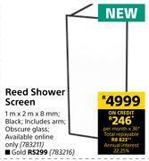 Builders Warehouse Reed shower screen offer