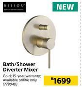 Bijiou bath/shower diverter mixer