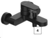Builders Warehouse Lusso bath mixers roya matt black offer