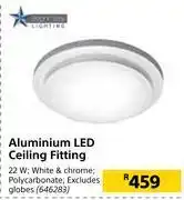 Builders Warehouse Aluminium led ceiling fitting offer