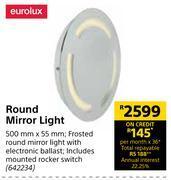 Builders Warehouse Eurolux round mirror light offer