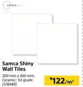Builders Warehouse Samca shiny wall tiles-per sqm offer