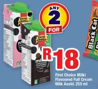 OK Express First Choice Milki Flavoured Full Cream Milk Asstd. 250 ml offer