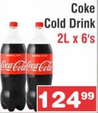 Advance Cash n Carry Coke Cold Drink 2L x 6's offer