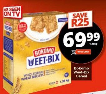 Checkers Bokomo Weet-Bix Cereal offer
