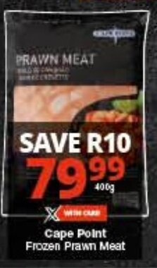 Checkers Cape Point Frozen Prawn Meat offer