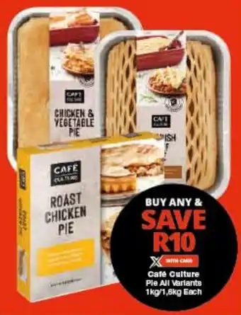 Checkers Cafe Culture Ple All Variants 1kg/1,6kg Each offer