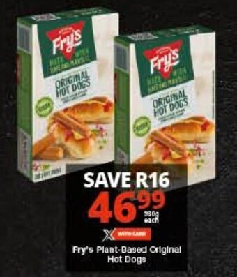 Checkers Fry's Plant-Based Original Hot Dogs offer