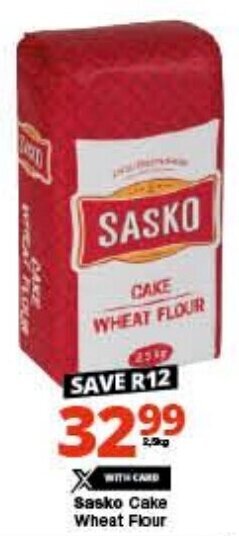 Checkers Sasko Cake Wheat Flour offer