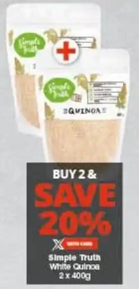 Checkers Simple Truth White Quince 2 x 400g offer