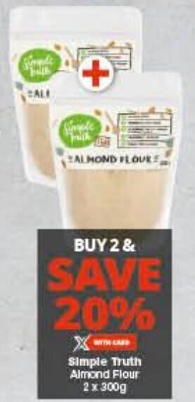 Checkers Simple Truth Almond Flour 2 x 300g offer