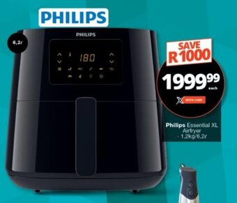Checkers Philips Essential XL Airfryer 1,2kg/6,2L offer