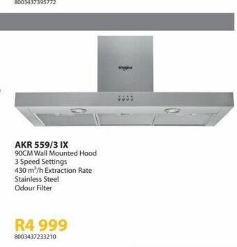 Masons Extractor hood offer